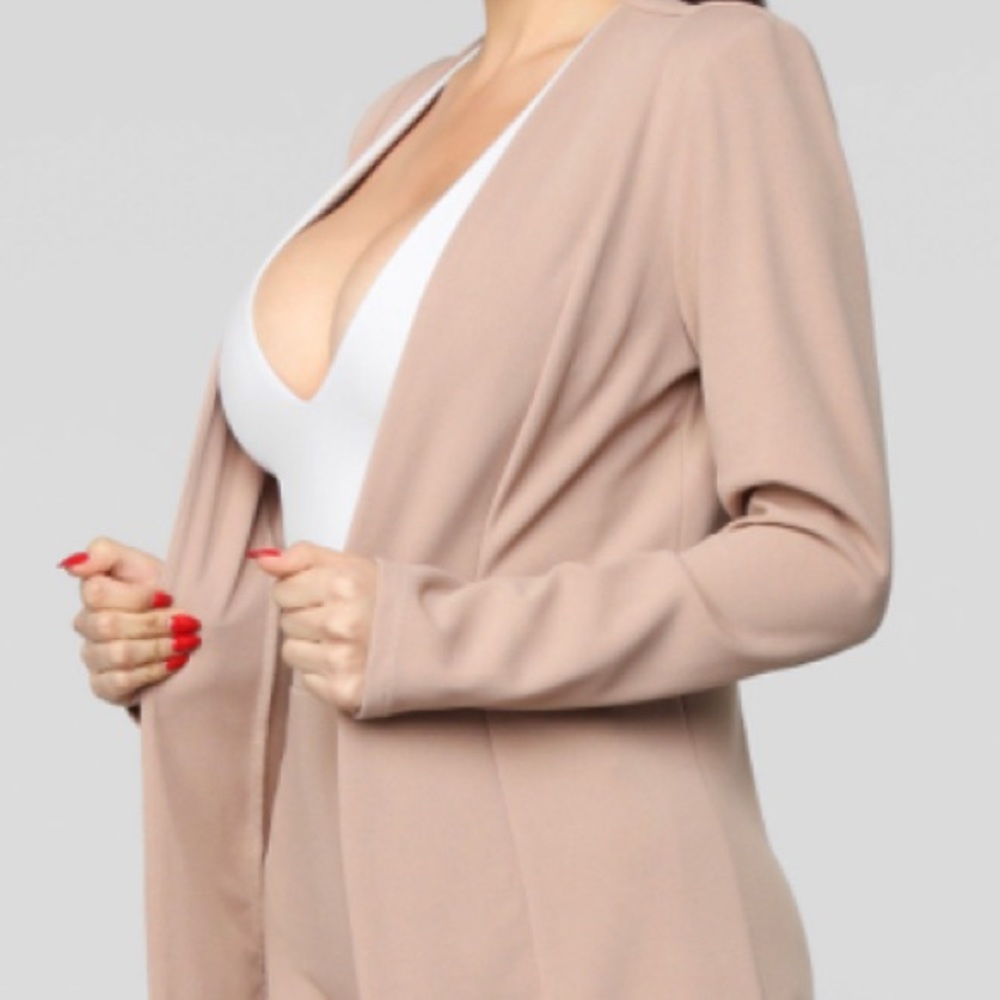 Cute Open Blazer with Pants